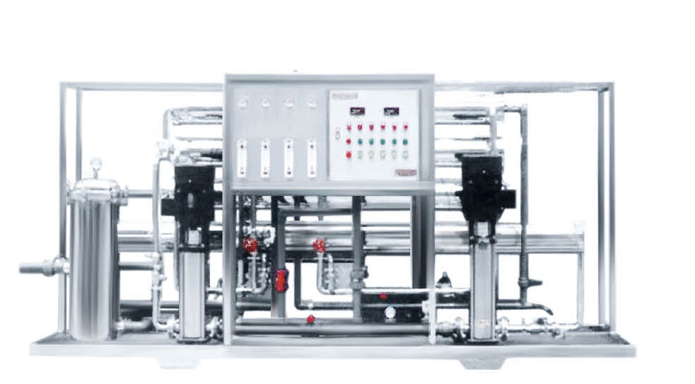4m3/h二级反渗透水处理设备