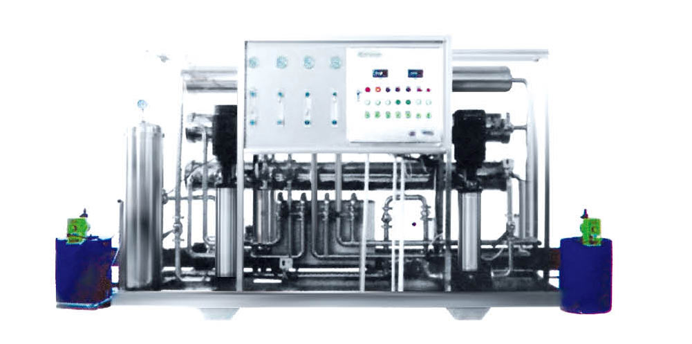 Capacity 2m3/h two stage Reverse Osiosis equipment