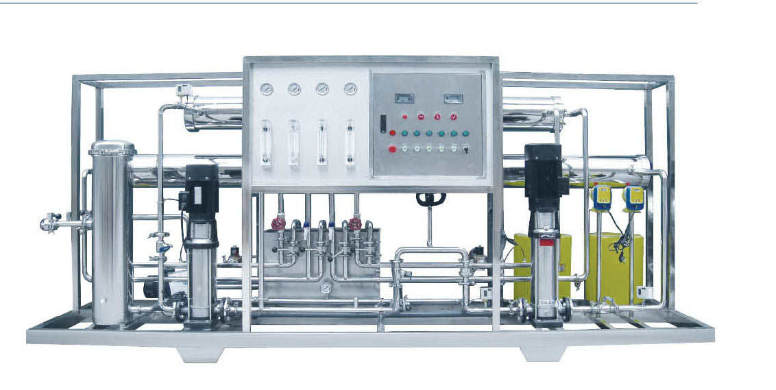 Capacity 3m3/h two stage Reverse Osiosis equipment