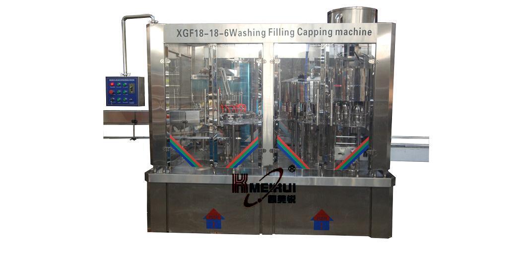 Monoblock Washing Filling and Capping machine for Mineral Water XGF18-18-6