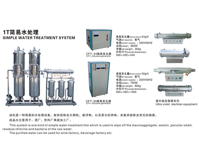 simple water treatment system